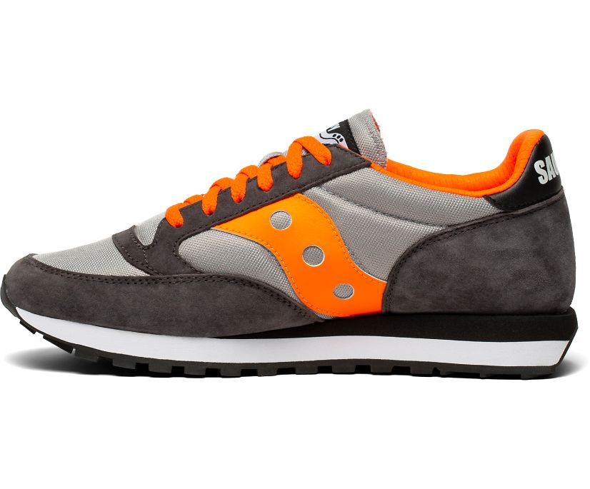 Women's Saucony Jazz 81 Originals Grey / Orange / White | Singapore 026MQZA